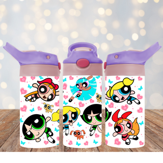 Lux Label & Co. Uv DTF Print Wraps POWER PUFF GIRLS- INSTOCK 12 OZ UV DTF WRAP