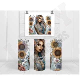 Lux Label & Co. Uv DTF Print Wraps SERENITY- INSTOCK 20 OZ SUBLIMATION PRINT