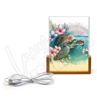 Lux Label & Co. WATER TURTLE -  TIMBLER ACRYLIC NIGHTLIGHT PRINT