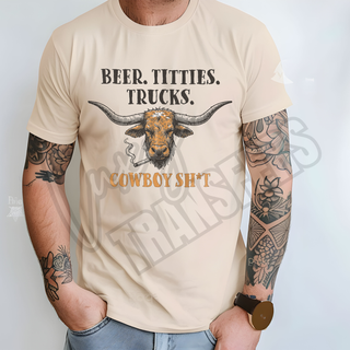 LUXY TRANSFERS BEER. TITTIES . TRUCKS.  -  DTF TRANSFER