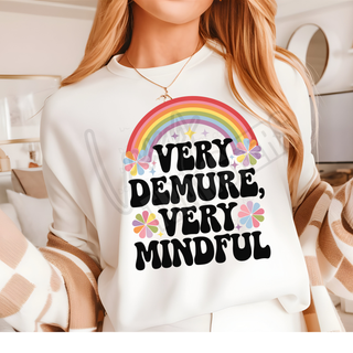 LUXY TRANSFERS VERY DEMURE VERY MINDFUL  -  DTF TRANSFER