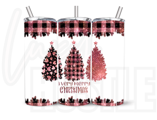 LUXYHUSTLE A VERY MERRY CHRISTMAS - 20 Oz SUBLIMATION PRINT