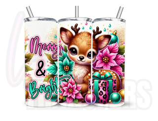 LUXYHUSTLE MERRY AND BRIGHT - 20 Oz SUBLIMATION PRINT