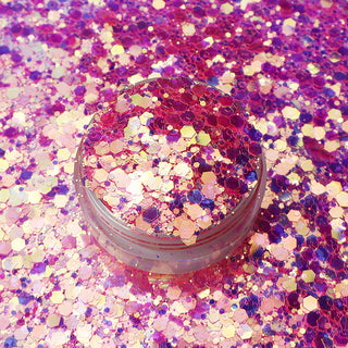 LUXYHUSTLE PIXIE SPARKLE - PREMIUM IRIDESCENT GLITTER- 50G INSTOCK