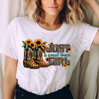 JUST A SMALL TOWN GIRL -  DTF TRANSFER
