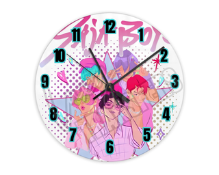 SAJA BOYS - READY TO SHIP 30CM CLOCK TRANSFER